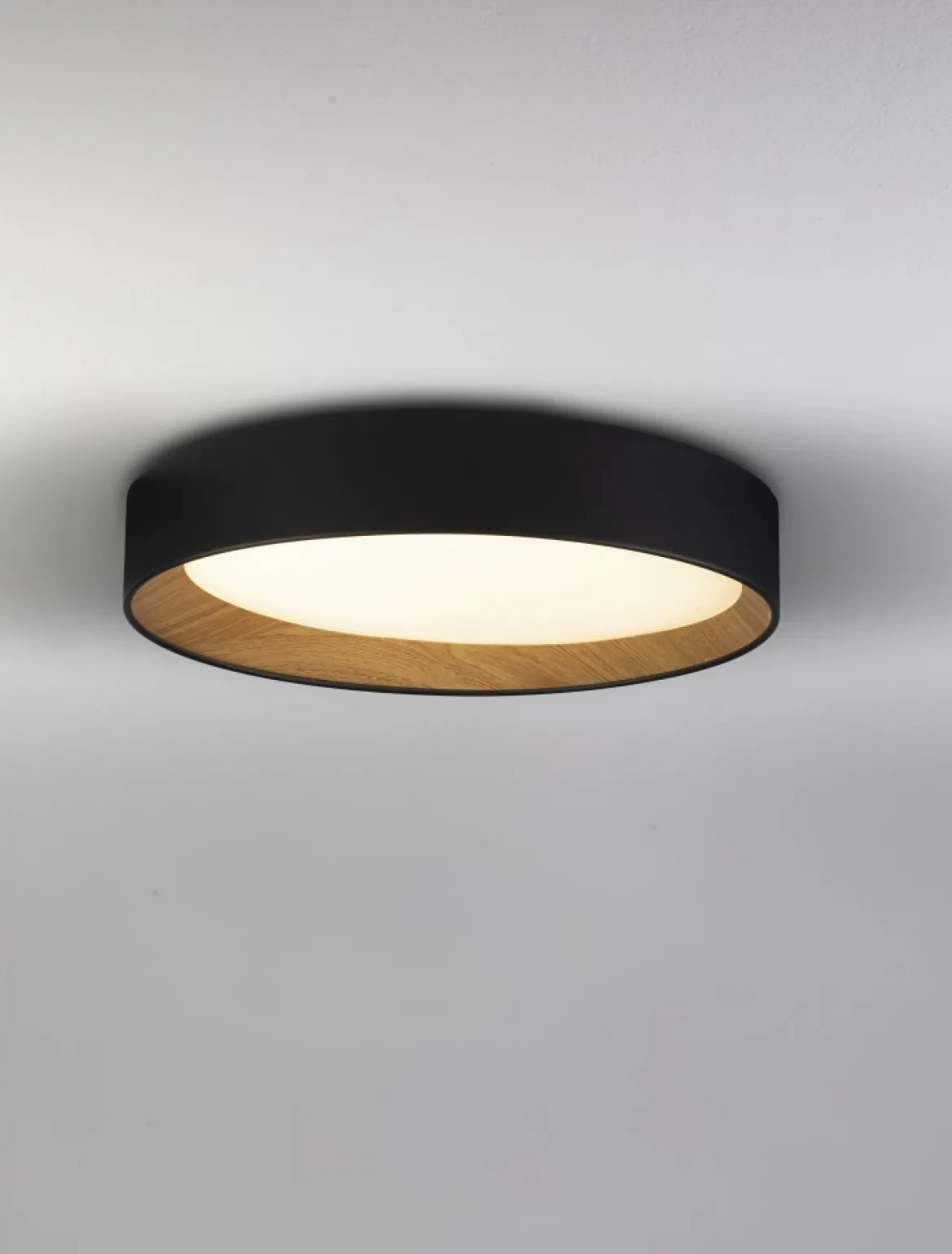 Nova Luce 9345527 STAKE LED Deckenleuchte 45cm 3000K Schwarz dimmbar