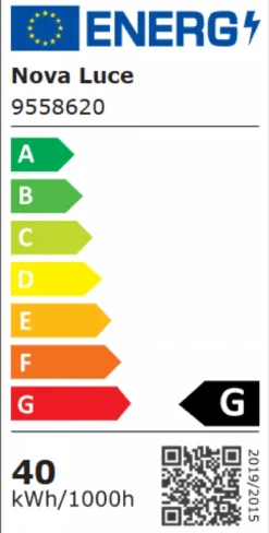 Nova Luce 9558620 STING LED Deckenleuchte 60cm 3000K Bronze dimmbar