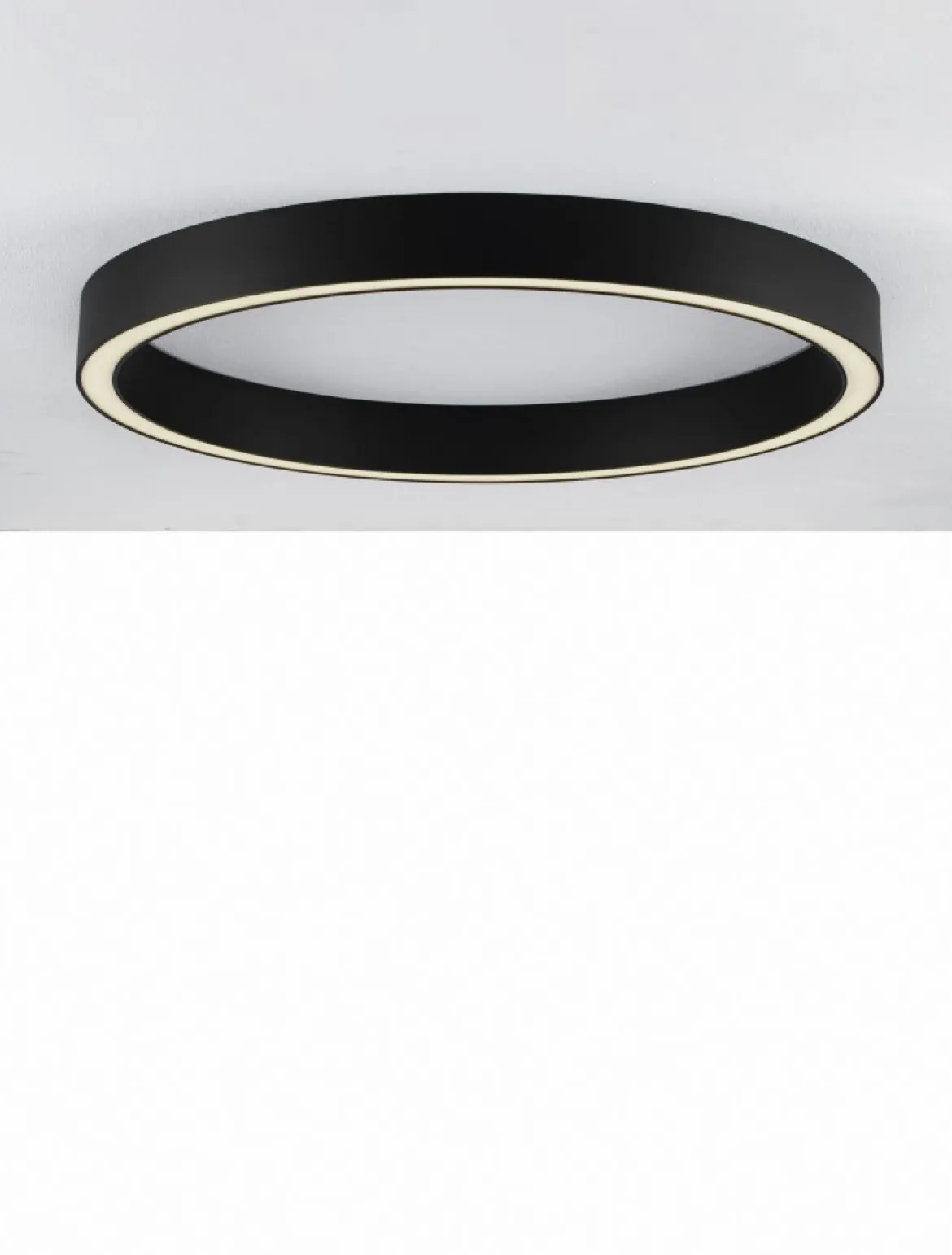 Nova Luce 9558640 STING LED Deckenleuchte 80cm 3000K Schwarz dimmbar