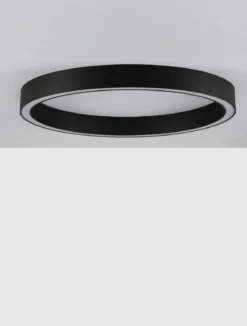Nova Luce 9558640 STING LED Deckenleuchte 80cm 3000K Schwarz dimmbar