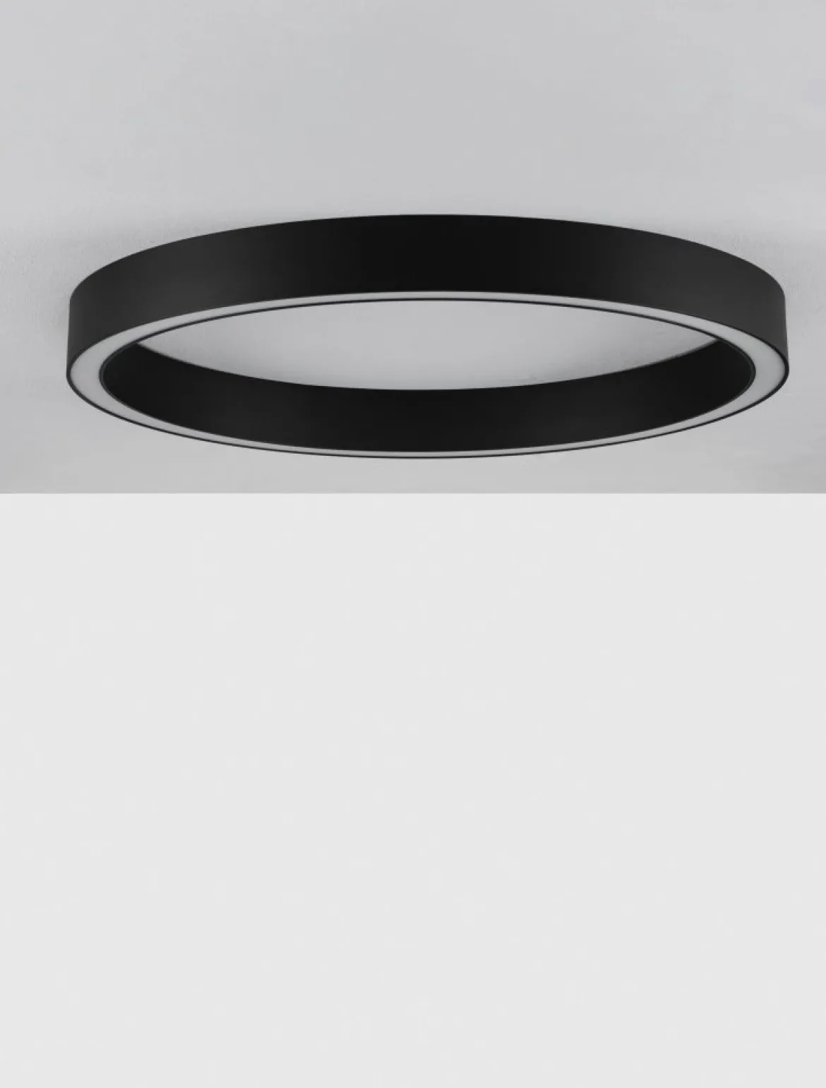 Nova Luce 9558640 STING LED Deckenleuchte 80cm 3000K Schwarz dimmbar