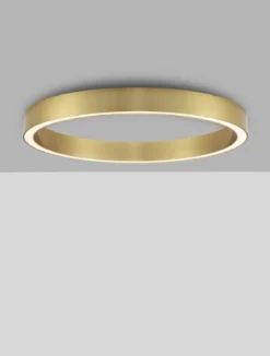 Nova Luce 9558650 STING LED Deckenleuchte 80cm 3000K Bronze dimmbar