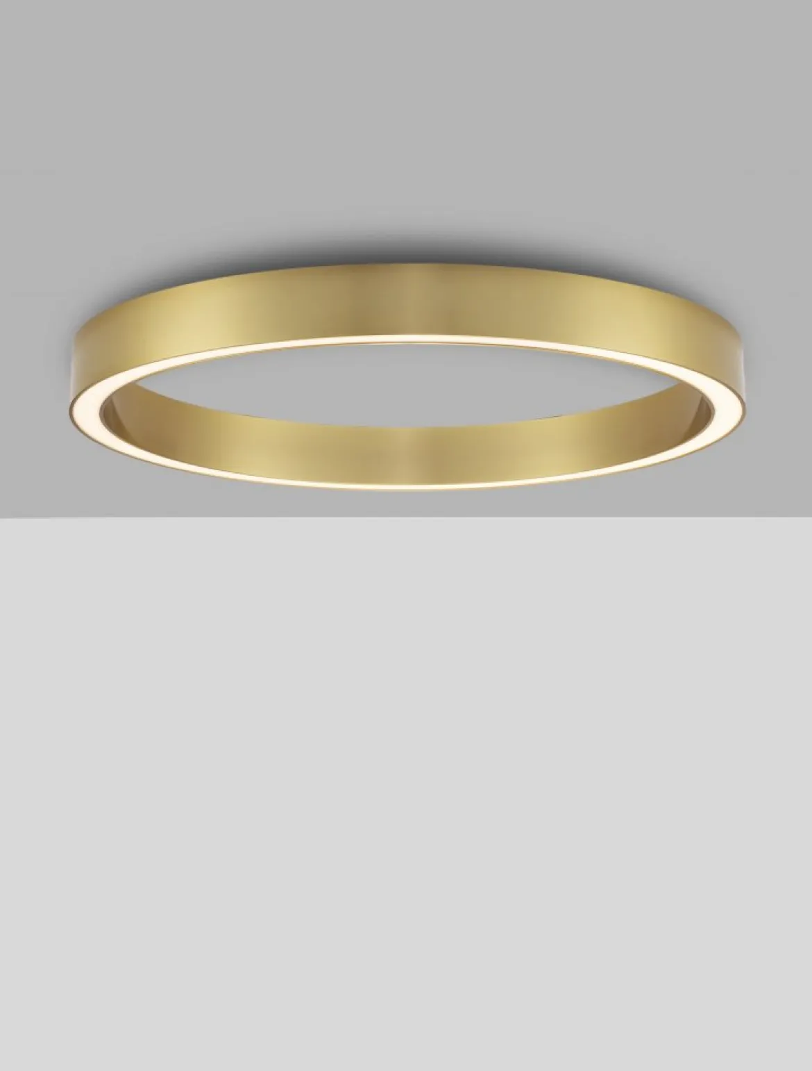 Nova Luce 9558650 STING LED Deckenleuchte 80cm 3000K Bronze dimmbar