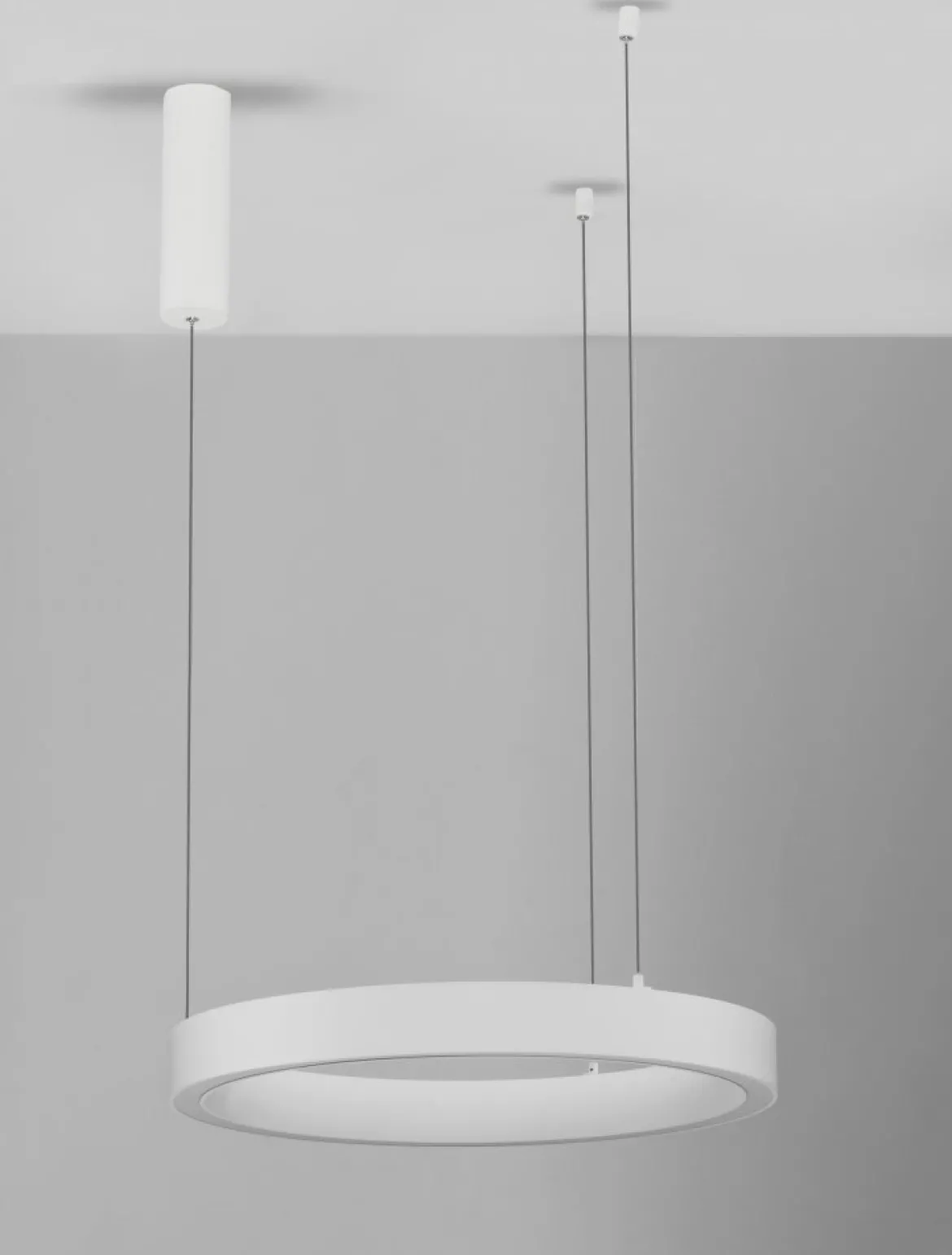 Nova Luce 9558600 STING LED Pendelleuchte 60cm 3000K Weiss dimmbar