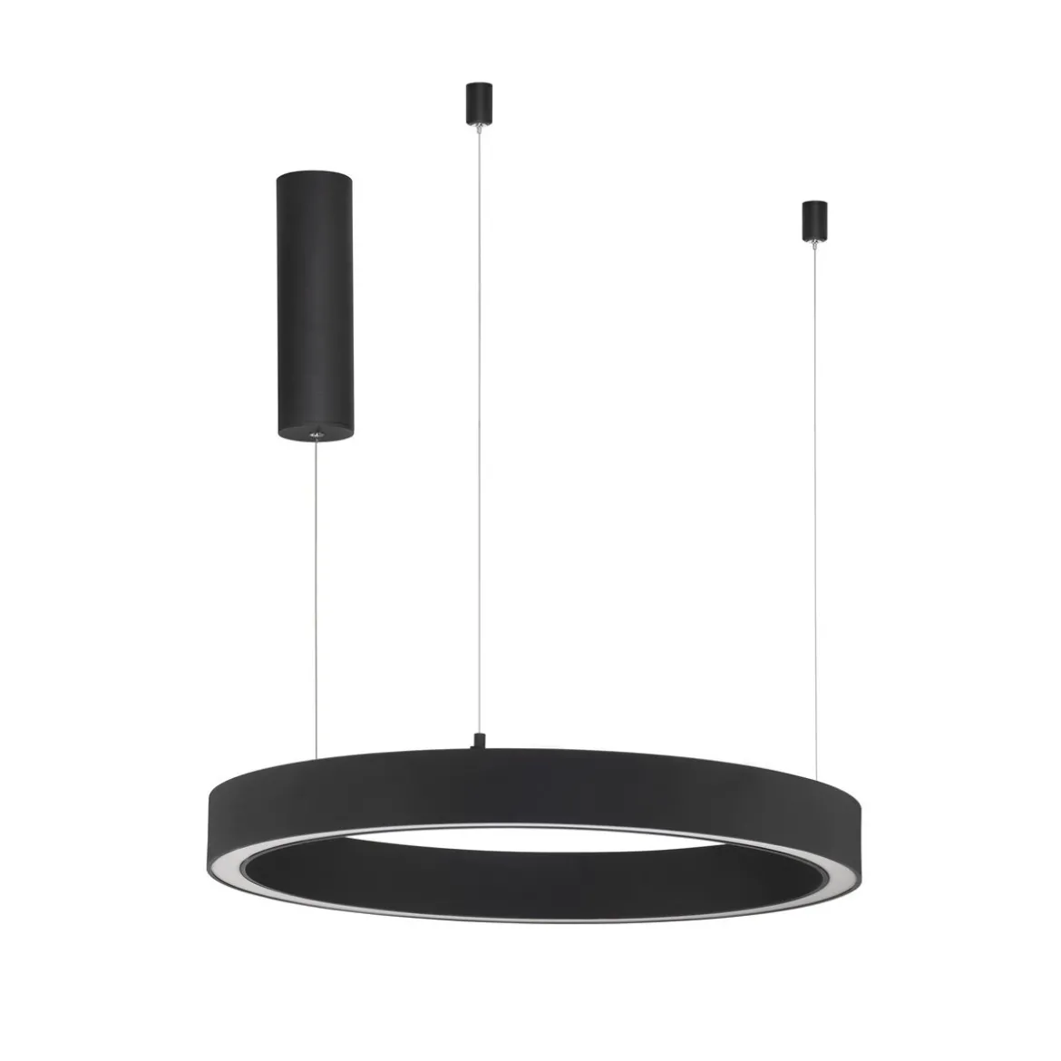 Nova Luce 9558601 STING LED Pendelleuchte 60cm 3000K Schwarz dimmbar