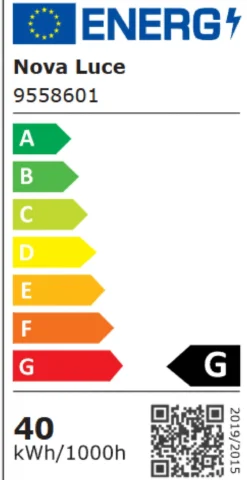 Nova Luce 9558601 STING LED Pendelleuchte 60cm 3000K Schwarz dimmbar