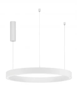 Nova Luce 9558603 STING LED Pendelleuchte 60cm 3000K Weiss dimmbar
