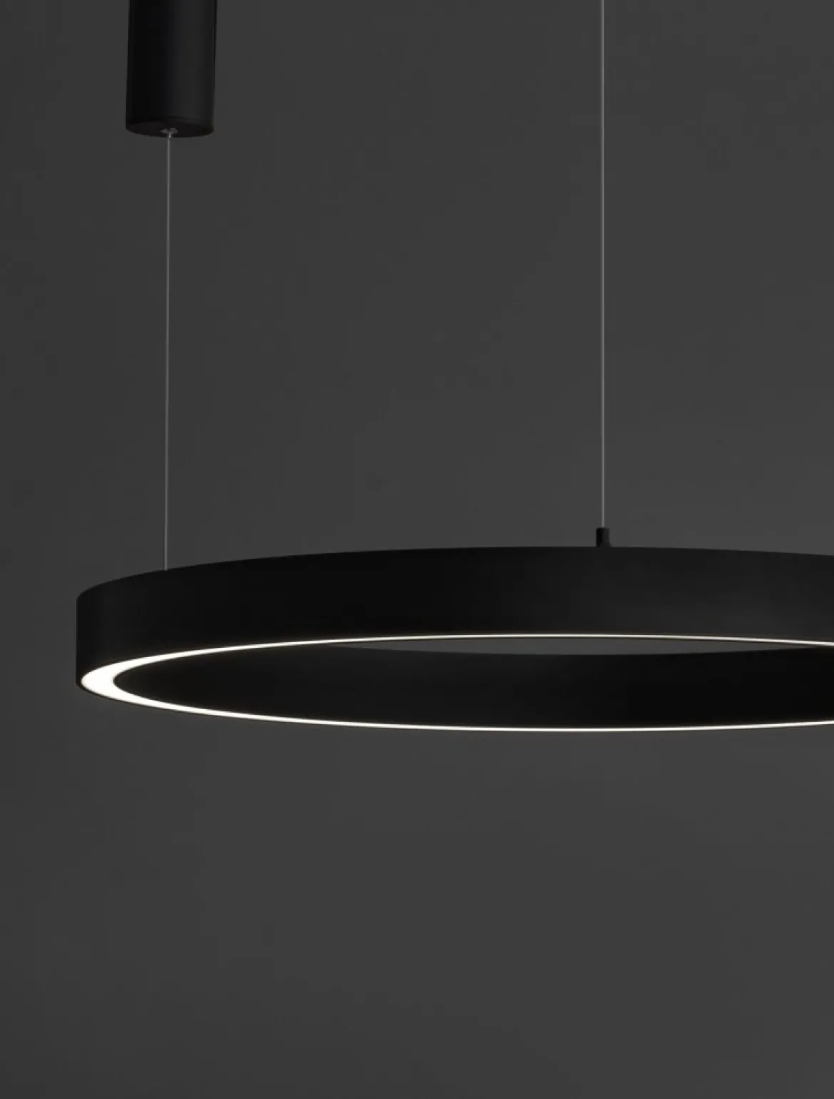 Nova Luce 9558604 STING LED Pendelleuchte 80cm 3000K Schwarz dimmbar