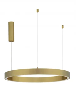Nova Luce 9558605 STING LED Pendelleuchte 80cm 3000K Bronze dimmbar