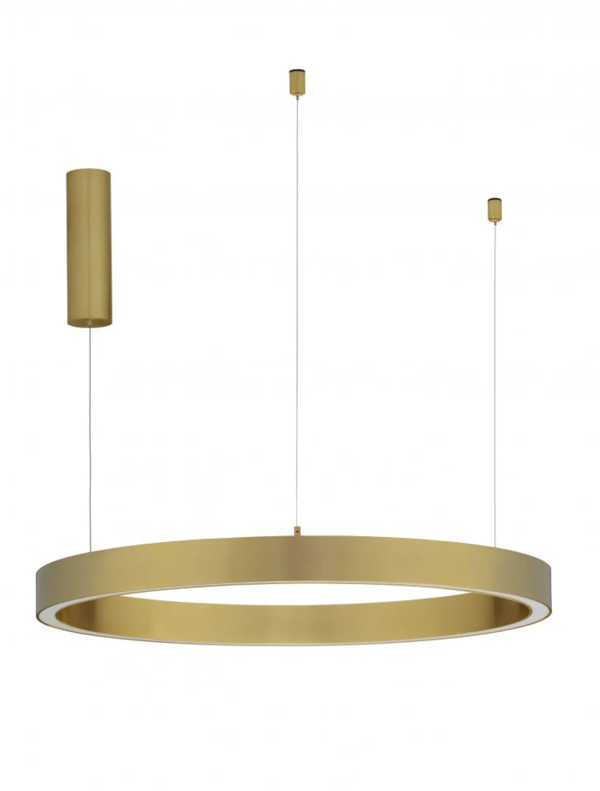 Nova Luce 9558605 STING LED Pendelleuchte 80cm 3000K Bronze dimmbar