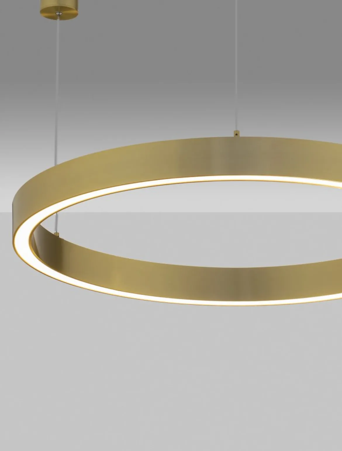 Nova Luce 9558605 STING LED Pendelleuchte 80cm 3000K Bronze dimmbar
