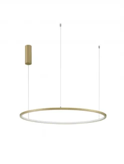 Nova Luce 9345606 TARQUIN LED Pendelleuchte 80cm 3000K Messing Gold
