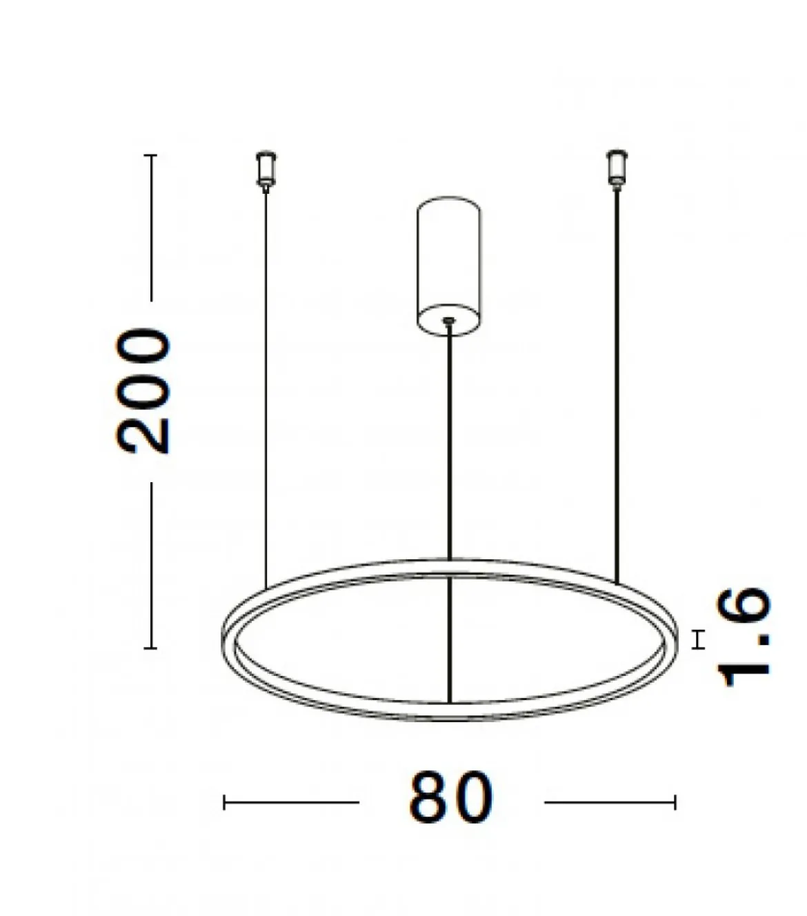 Nova Luce 9345606 TARQUIN LED Pendelleuchte 80cm 3000K Messing Gold