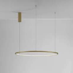 Nova Luce 9345606 TARQUIN LED Pendelleuchte 80cm 3000K Messing Gold