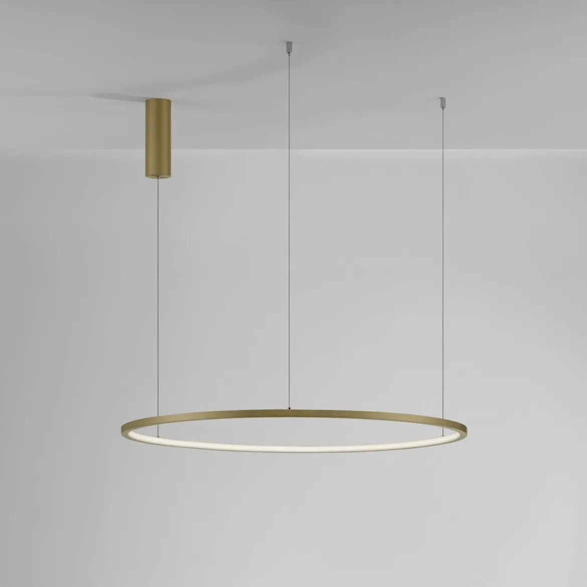 Nova Luce 9345606 TARQUIN LED Pendelleuchte 80cm 3000K Messing Gold