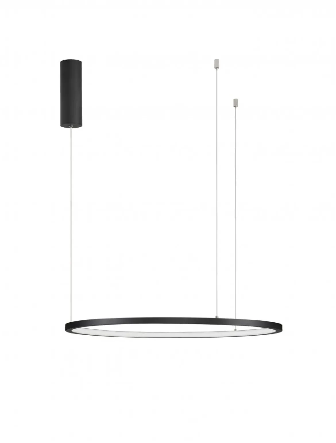 Nova Luce 9345601 TARQUIN LED Pendelleuchte 60cm 3000K Schwarz dimmbar
