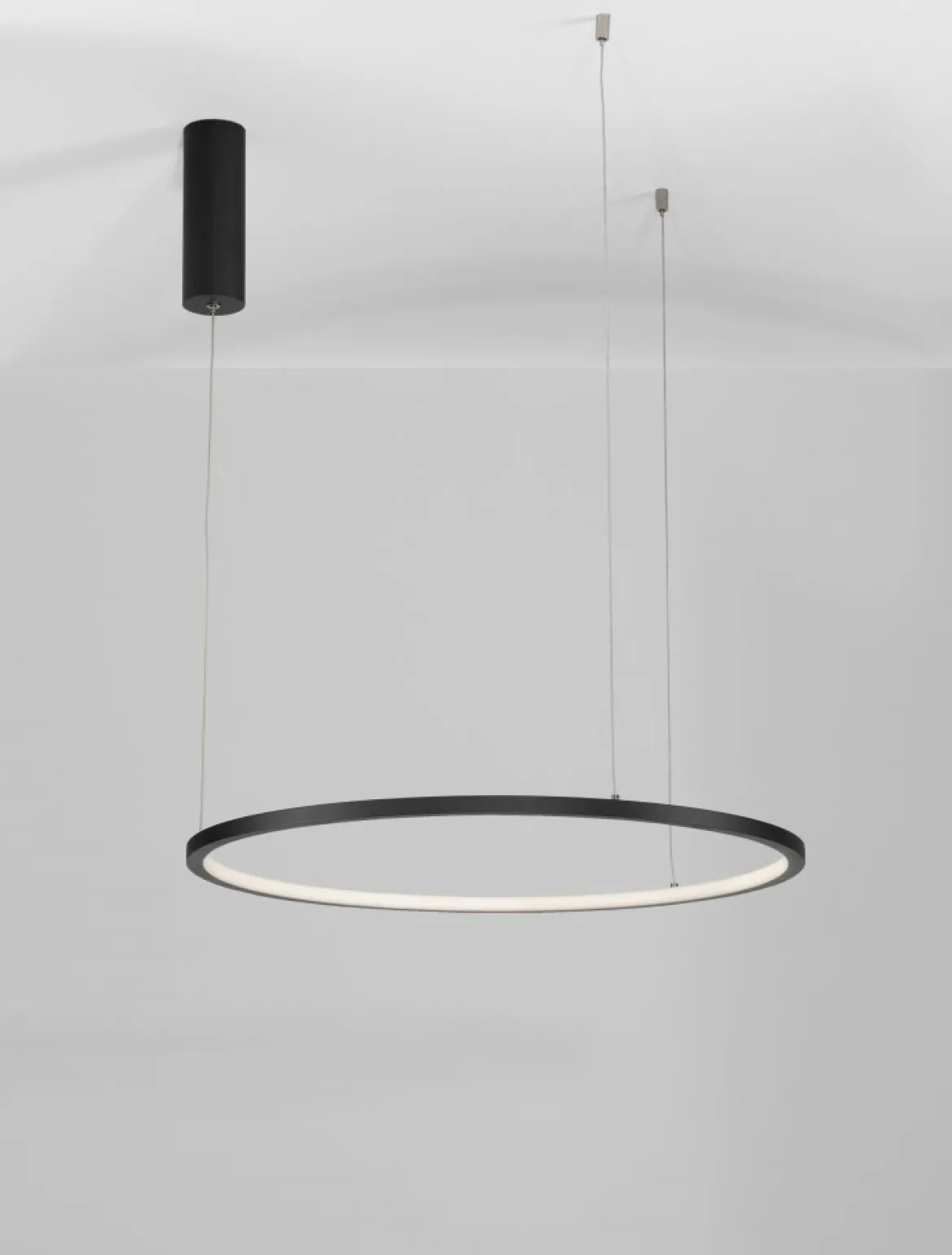 Nova Luce 9345601 TARQUIN LED Pendelleuchte 60cm 3000K Schwarz dimmbar