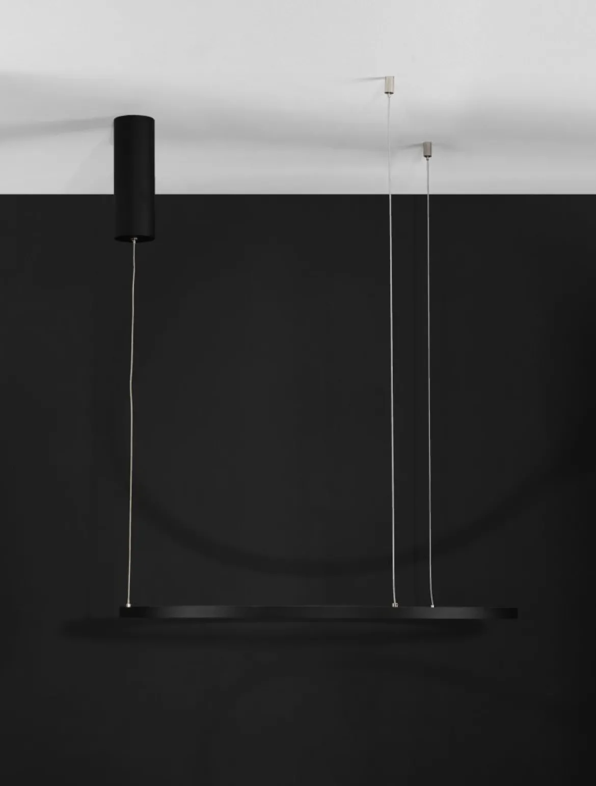 Nova Luce 9345601 TARQUIN LED Pendelleuchte 60cm 3000K Schwarz dimmbar