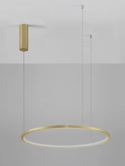 Nova Luce 9345602 TARQUIN LED Pendelleuchte 60cm 3000K Messing Gold dimmbar