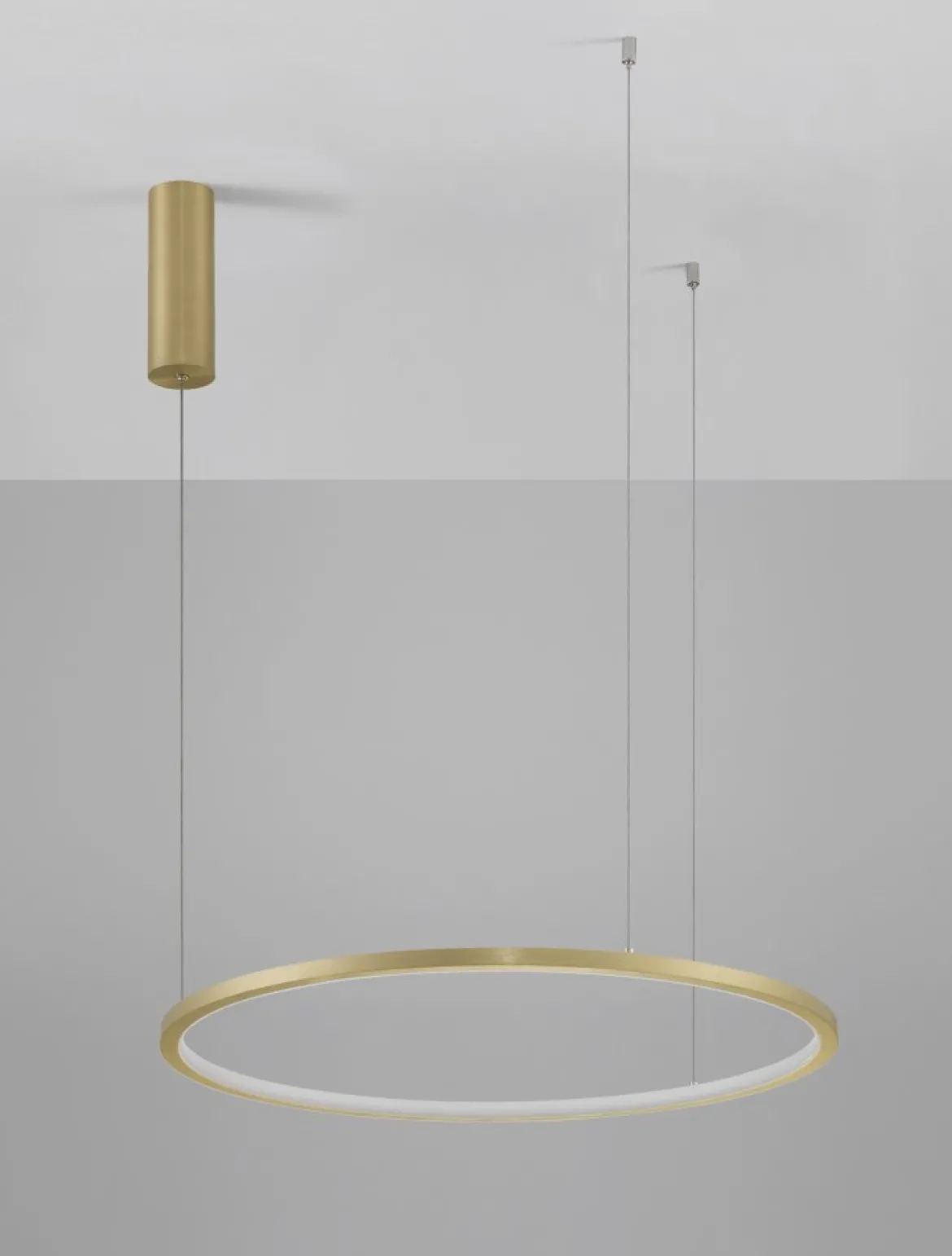 Nova Luce 9345602 TARQUIN LED Pendelleuchte 60cm 3000K Messing Gold dimmbar