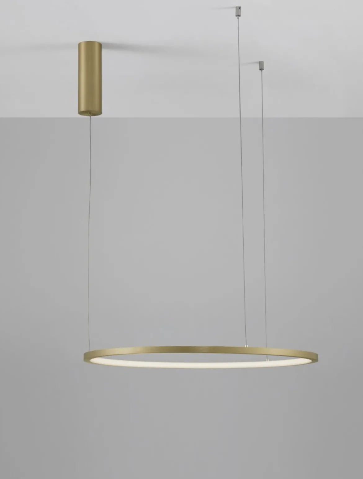 Nova Luce 9345602 TARQUIN LED Pendelleuchte 60cm 3000K Messing Gold dimmbar