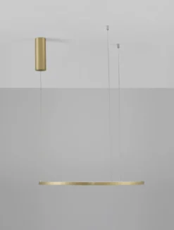 Nova Luce 9345602 TARQUIN LED Pendelleuchte 60cm 3000K Messing Gold dimmbar