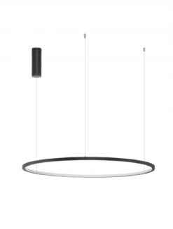 Nova Luce 9345605 TARQUIN LED Pendelleuchte 80cm 3000K Schwarz dimmbar