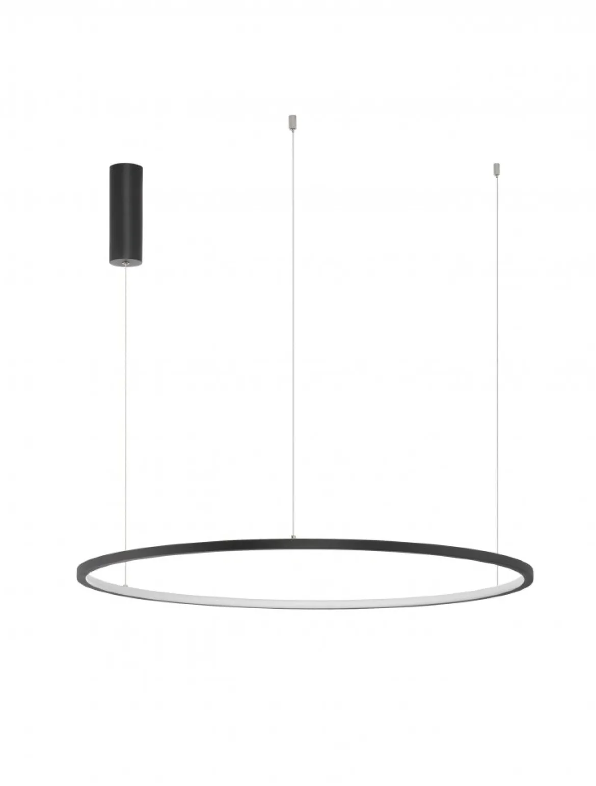Nova Luce 9345605 TARQUIN LED Pendelleuchte 80cm 3000K Schwarz dimmbar