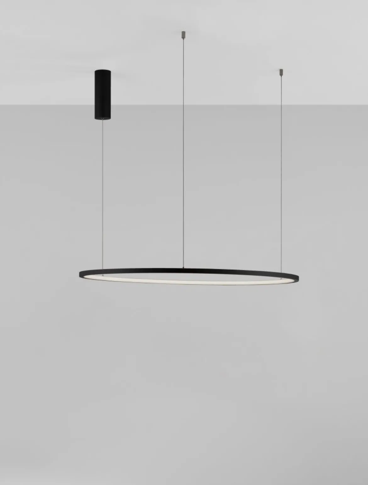 Nova Luce 9345605 TARQUIN LED Pendelleuchte 80cm 3000K Schwarz dimmbar