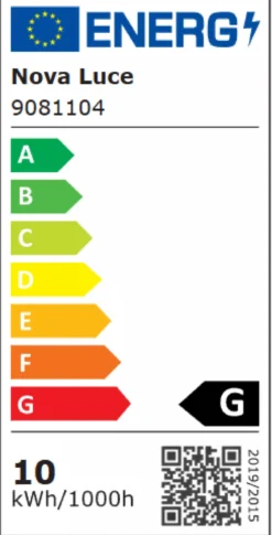 Nova Luce 9081104 TIEN LED Wandleuchte 3000K Schwarz