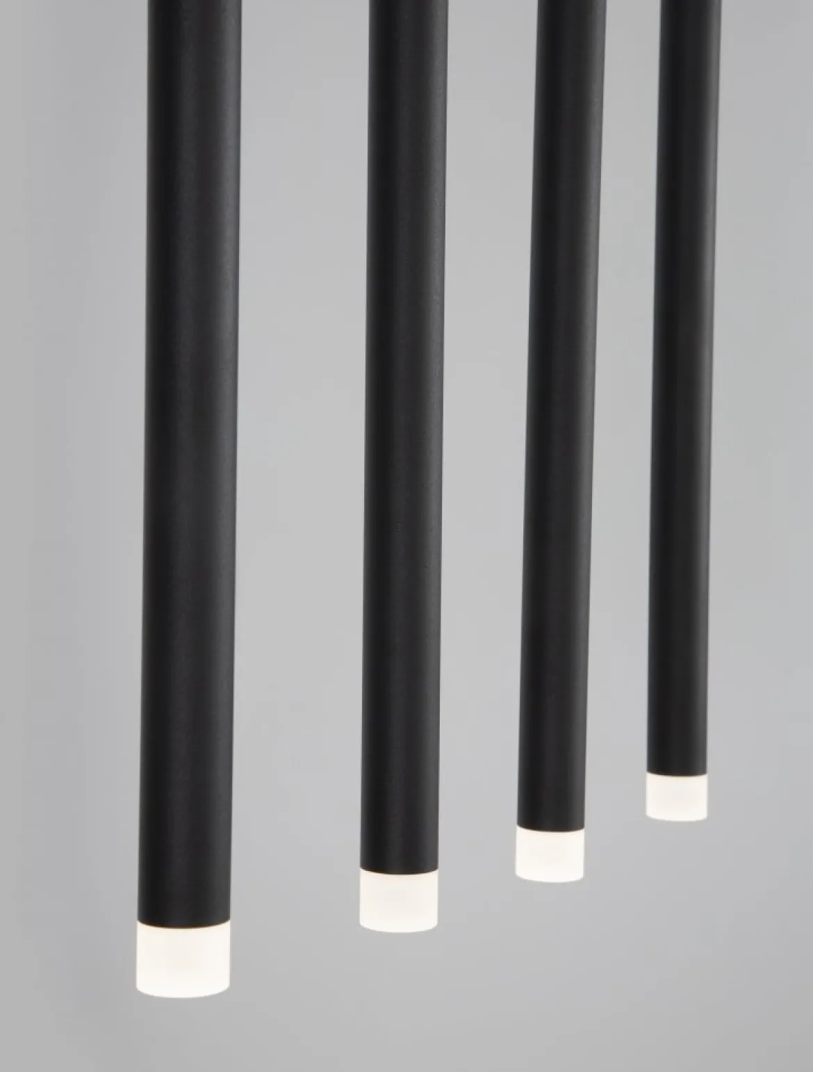 Nova Luce 9287935 TRIMLE LED Pendelleuchte 8-flammig 3000K Schwarz