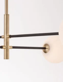 Nova Luce 9143304 VITRA Pendelleuchte 4-flammig Gold Weiss Schwarz G9