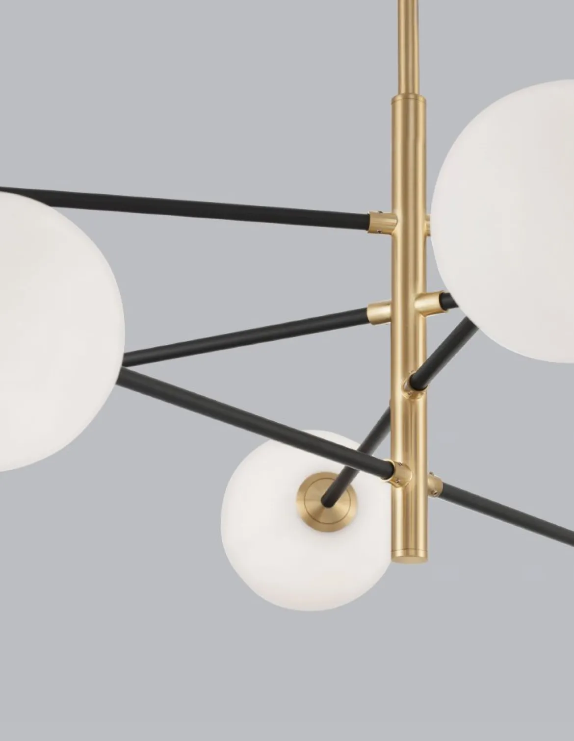 Nova Luce 9143308 VITRA Pendelleuchte 8-flammig Gold Weiss Schwarz G9