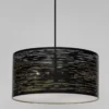 Nova Luce 9555812 ZANE Pendelleuchte 2-flammig Schwarz Gold E27