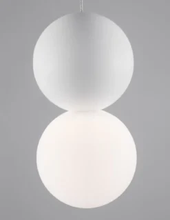 Nova Luce 9704192 ZERO Pendelleuchte 10cm Weiss G9