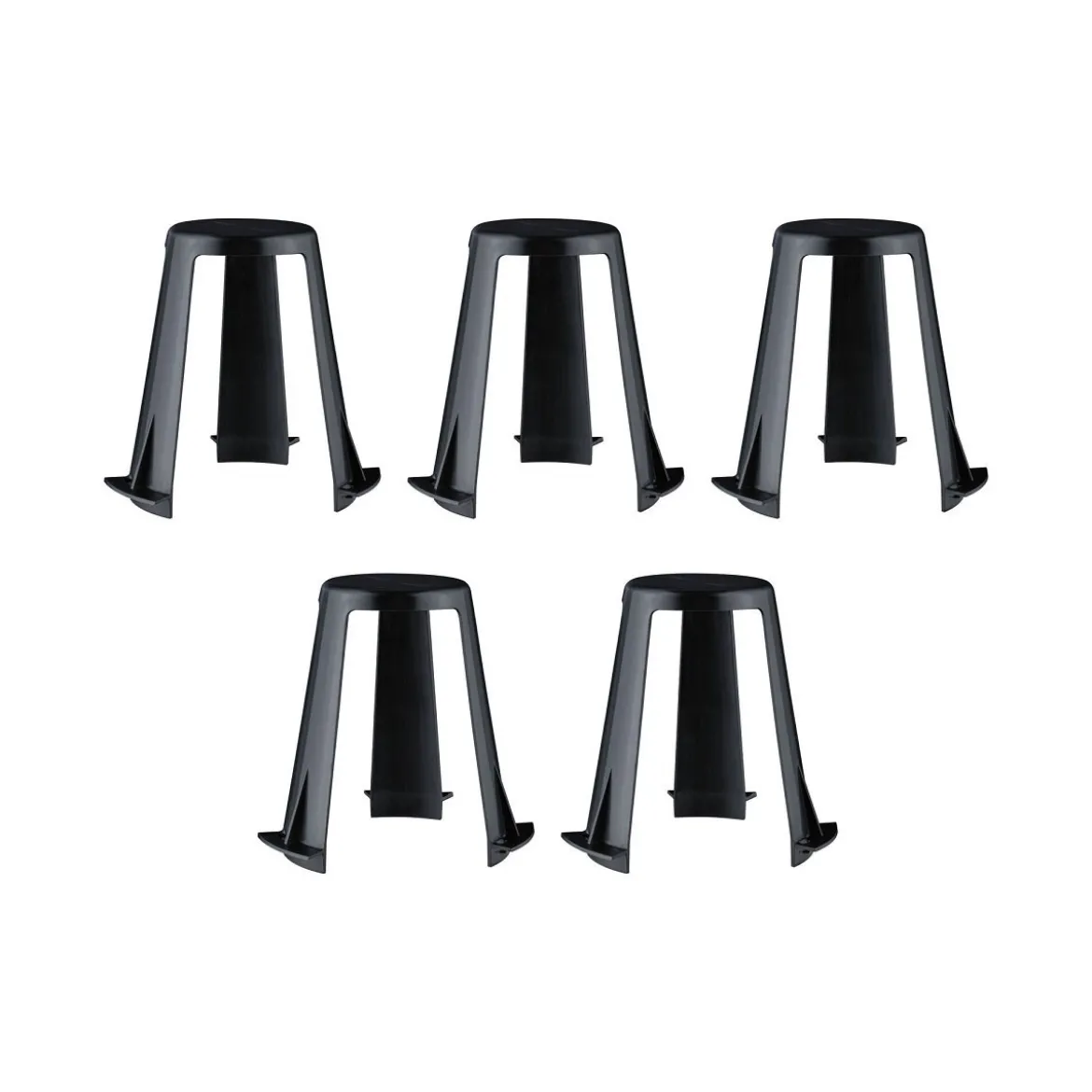 Paulmann 92400 Abstandshalter für Einbauleuchten 5er-Set 62-90 mm schwarz