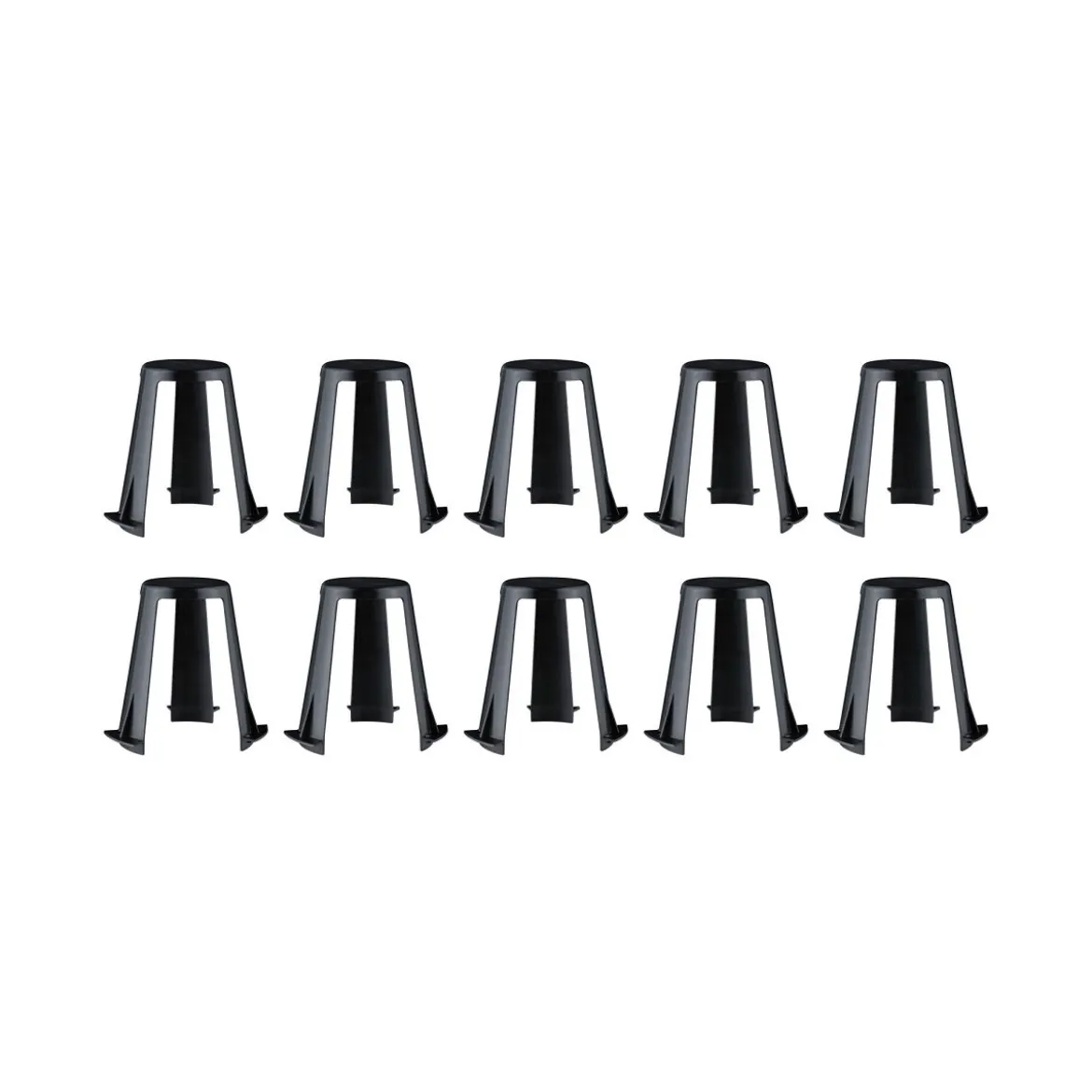 Paulmann 92401 Abstandshalter für Einbauleuchten 10er-Set 62-90 mm schwarz