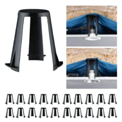Paulmann 92402 Abstandshalter für Einbauleuchten 20er-Set 62-90 mm schwarz