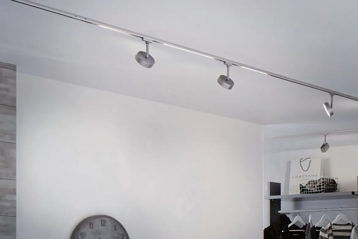 Paulmann Design URail 95593 LED Schienenspot 4000K dimmbar 230V chrom matt
