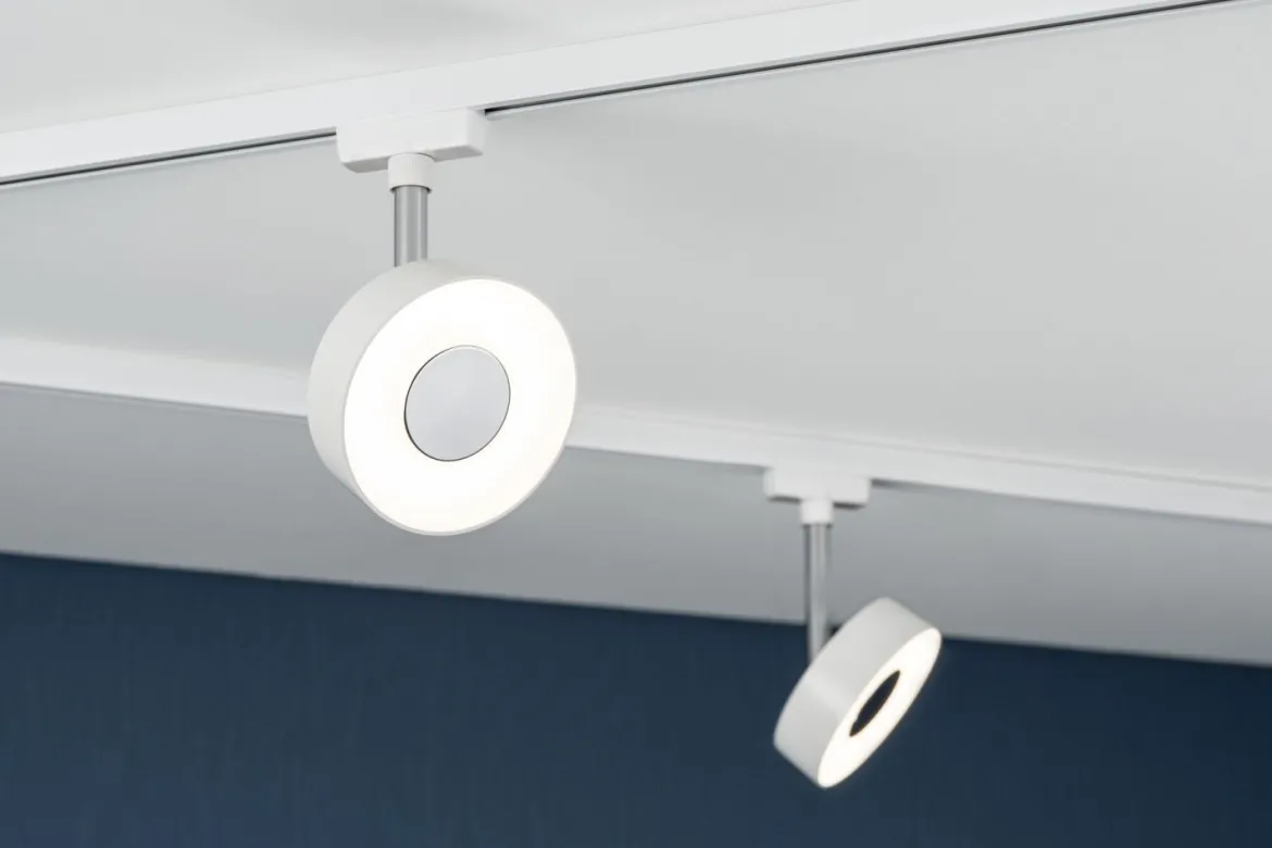 Paulmann Design URail 95588 LED Schienenspot 3000K dimmbar 230V Weiß