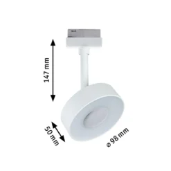 Paulmann Design URail 95594 LED Schienenspot 4000K dimmbar 230V Weiß