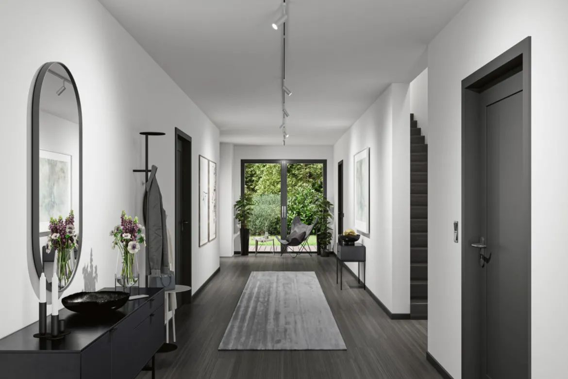 Paulmann Design URail 95596 LED Schienenspot Tubo 4000K dimmbar chrom matt