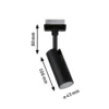 Paulmann Design URail 95598 LED Schienenspot Tubo 4000K dimmbar