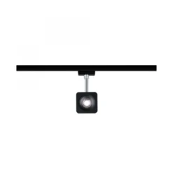 Paulmann Design URail No. 96941 URail LED-Spot Cube 8W Schwarz matt chrom 4000K