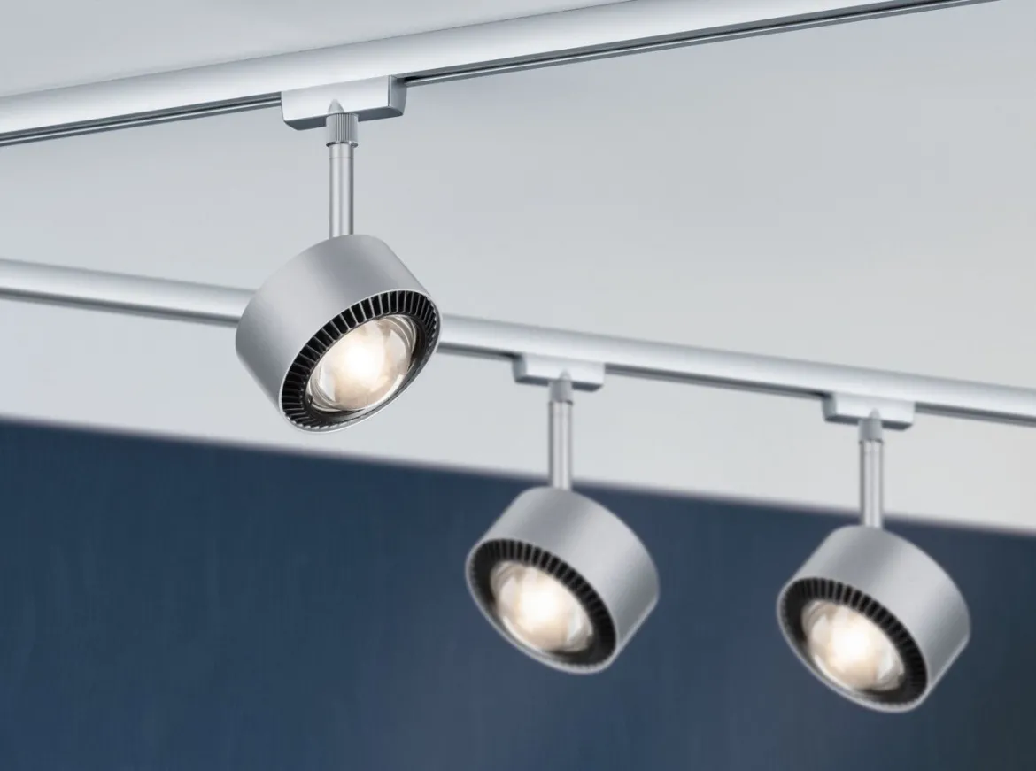 Paulmann Design URail No. 95519 URail LED Spot Aldan 1x 9W schwarz Chrom matt dimmbar