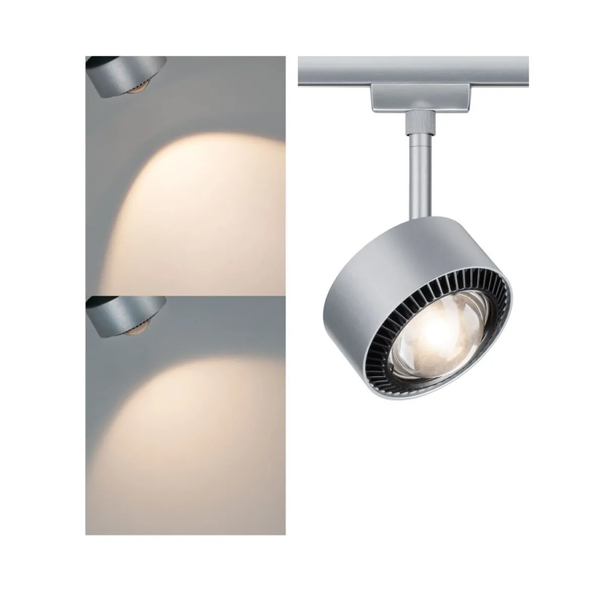 Paulmann Design URail No. 95519 URail LED Spot Aldan 1x 9W schwarz Chrom matt dimmbar