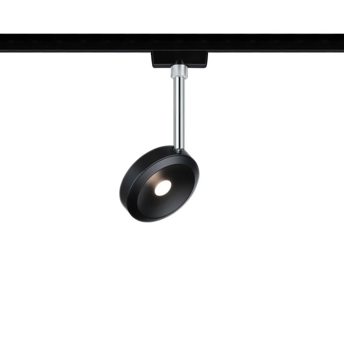 Paulmann Design URail No. 96922 URail LED-Spot Discus 5W Schwarz matt chrom 2700K