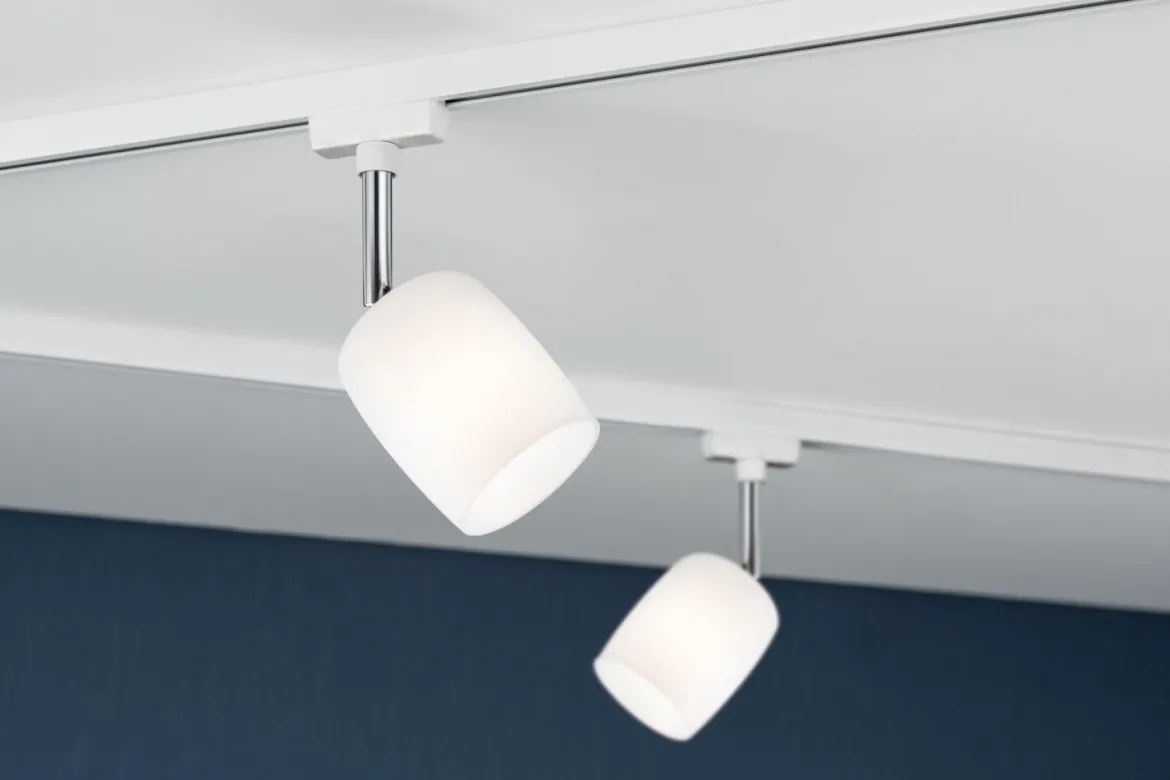Paulmann Design URail No. 95342 URail Spot Blossom Weiß Satinglas max. 10W