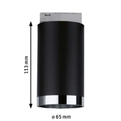 Paulmann Design URail No. 96918 URail LED-Spot Tube schwarz max. 10W GU10
