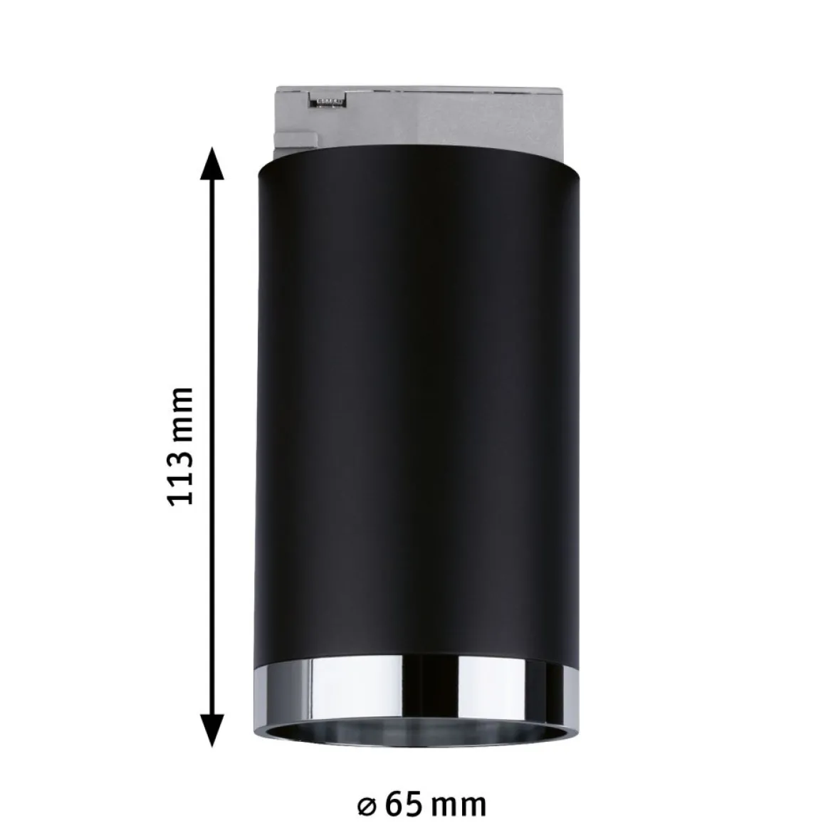Paulmann Design URail No. 96918 URail LED-Spot Tube schwarz max. 10W GU10